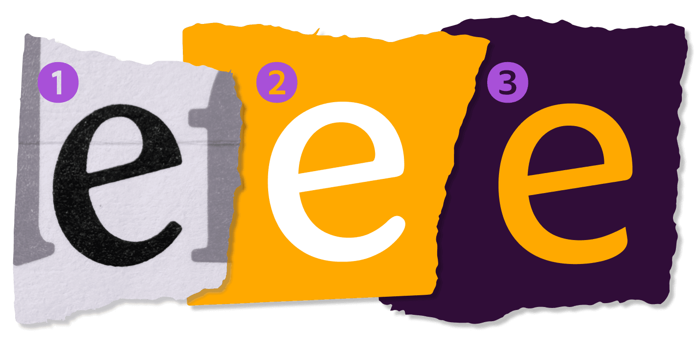 <b class="accent">FIG. 11 — </b>① ITC Clearface; ② WeGo Serif; ③ WeGo Sans.