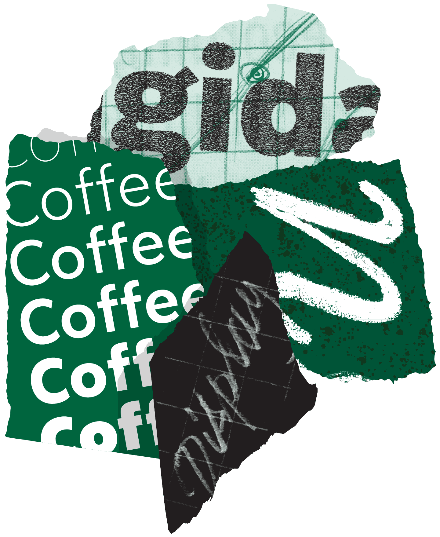 <b class="accent">FIG. 2 — </b> Snippets of sketches and proofs from the design process.