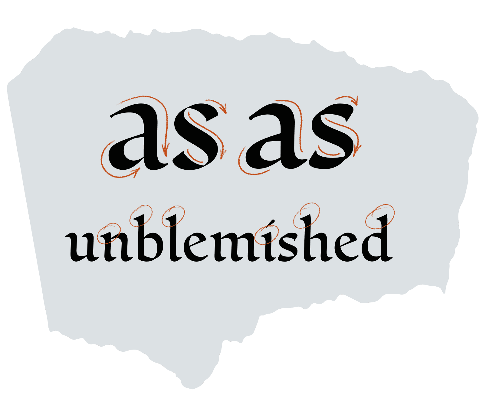 <b class="accent">FIG. 8 — </b> Riley’s early Humanist Script designs, in vector form, with pen-like details such as wedge-shaped intro serifs and small blunt terminations on outro strokes.