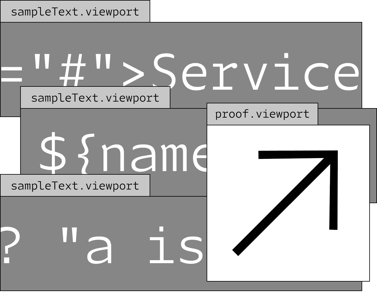 <b class="accent">FIG. 17 — </b> Portamento’s symbols designed for use in code.