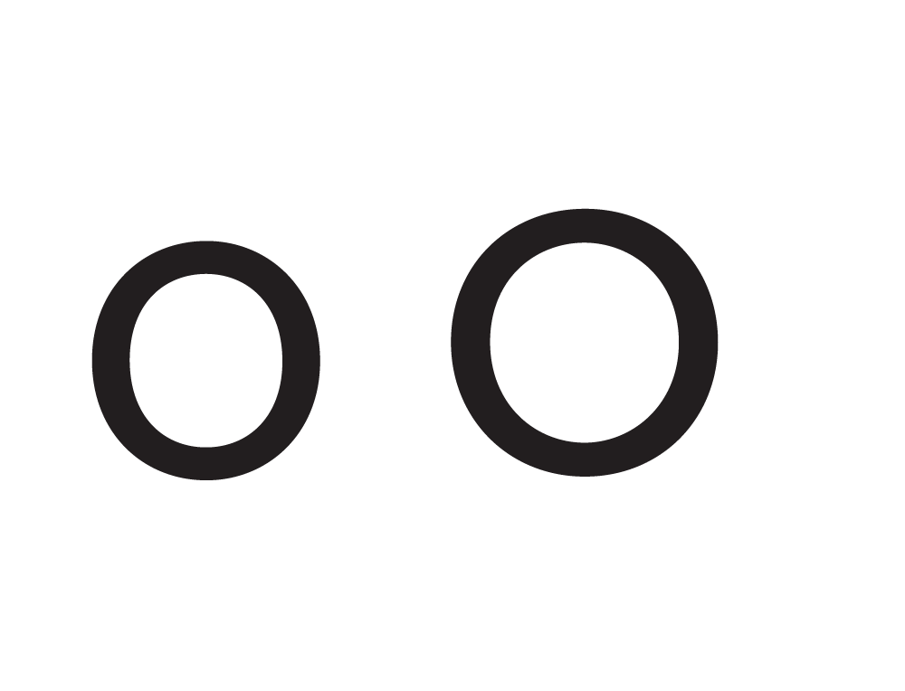 Really Sans Large is more geometric than Really Sans Small. For instance, the ‘o’ is a round shape, and it is simply more round in Really Sans Large. 